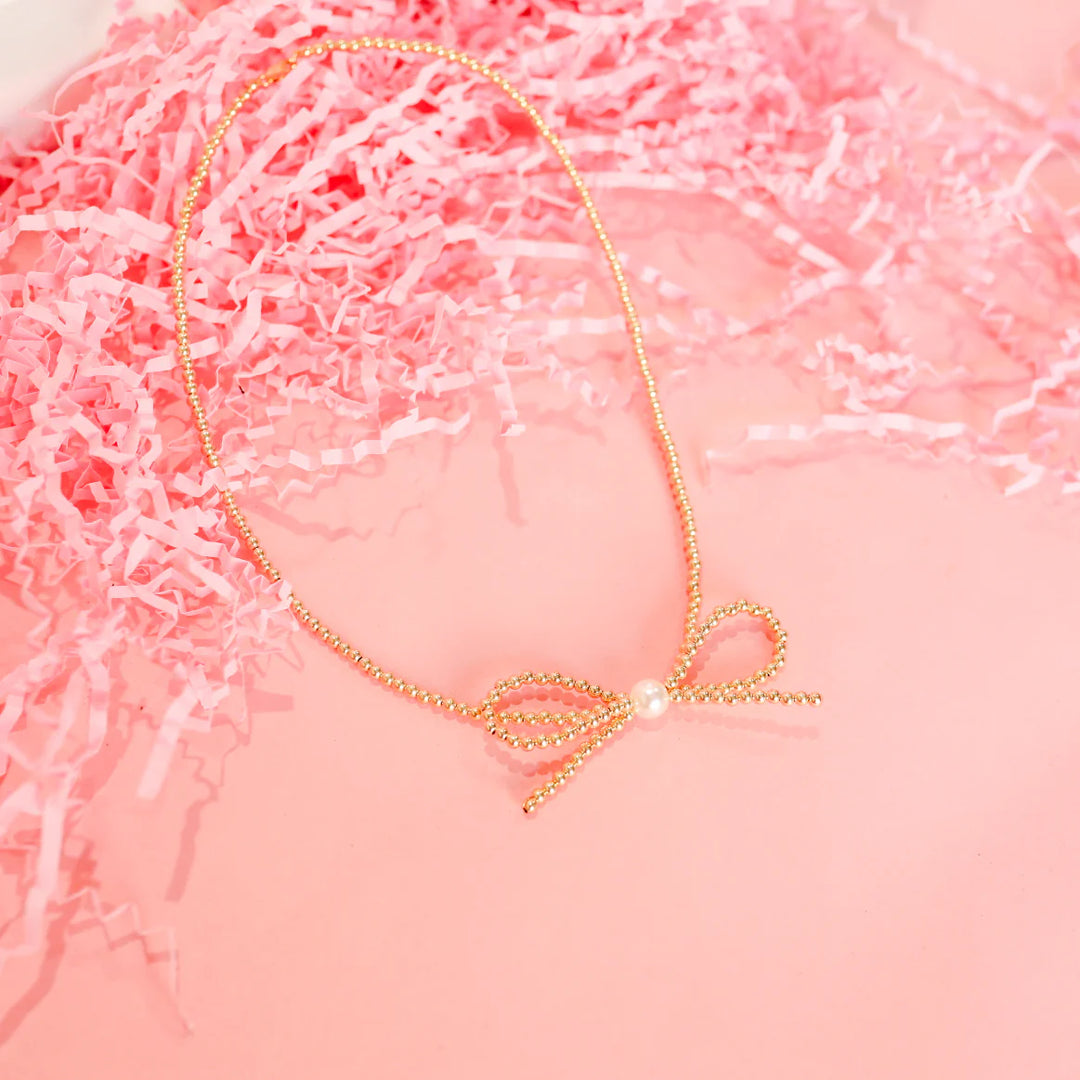 The Bow Beaded Necklace