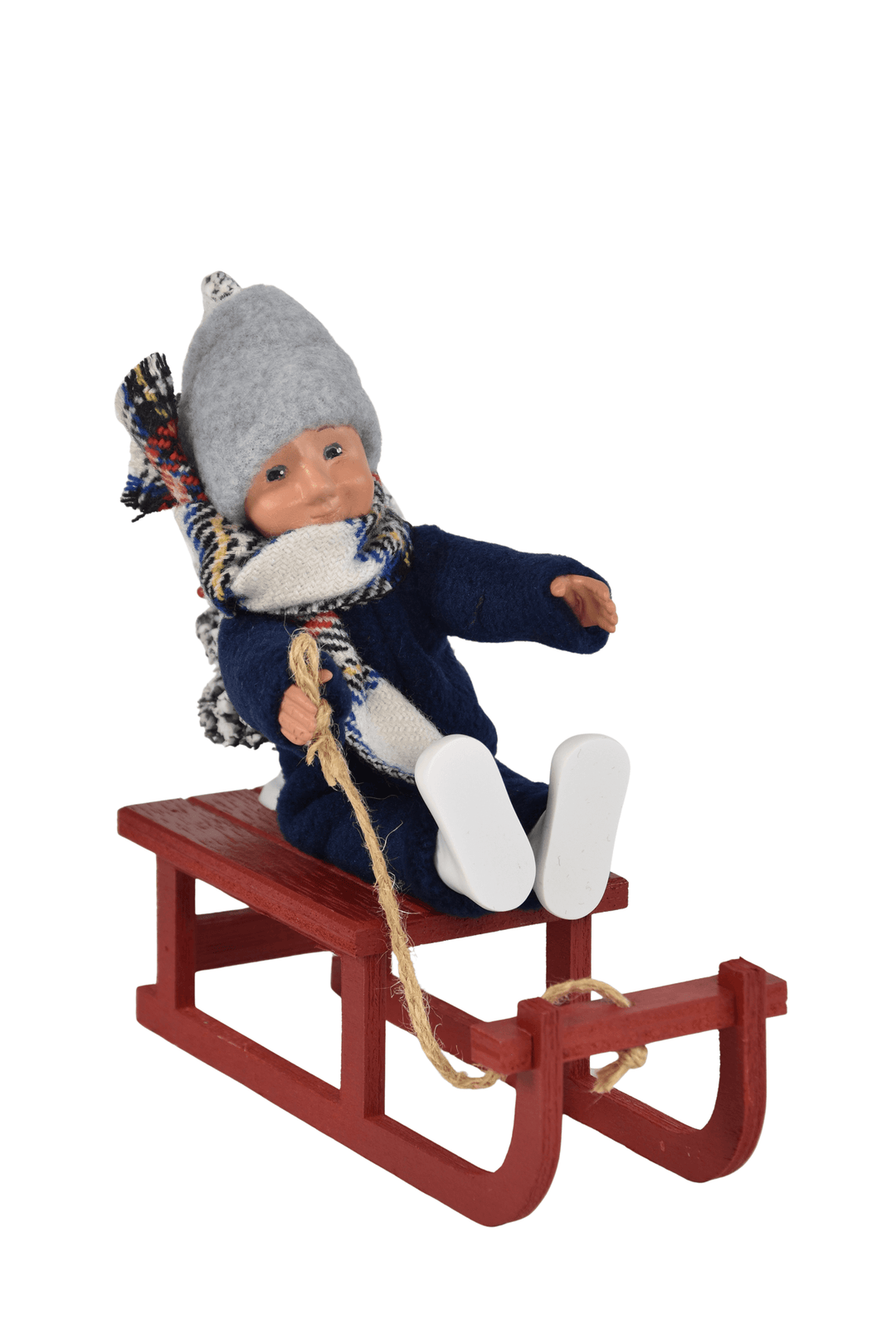 Toddler on Sled