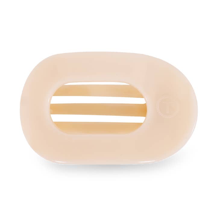 Teleties Biege Flat Hair Clip