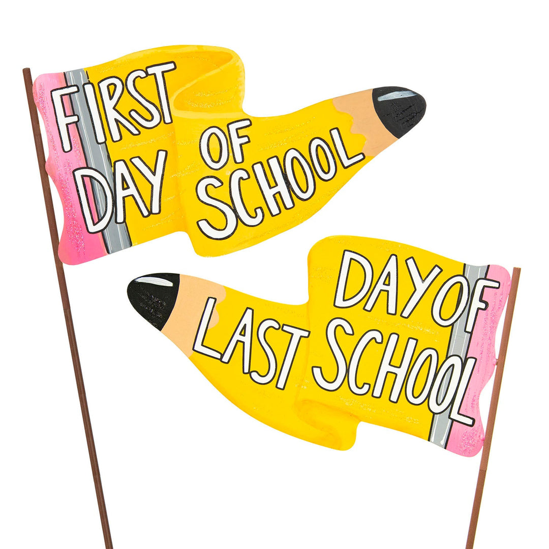 First/Last Day Of School Reversible Flag