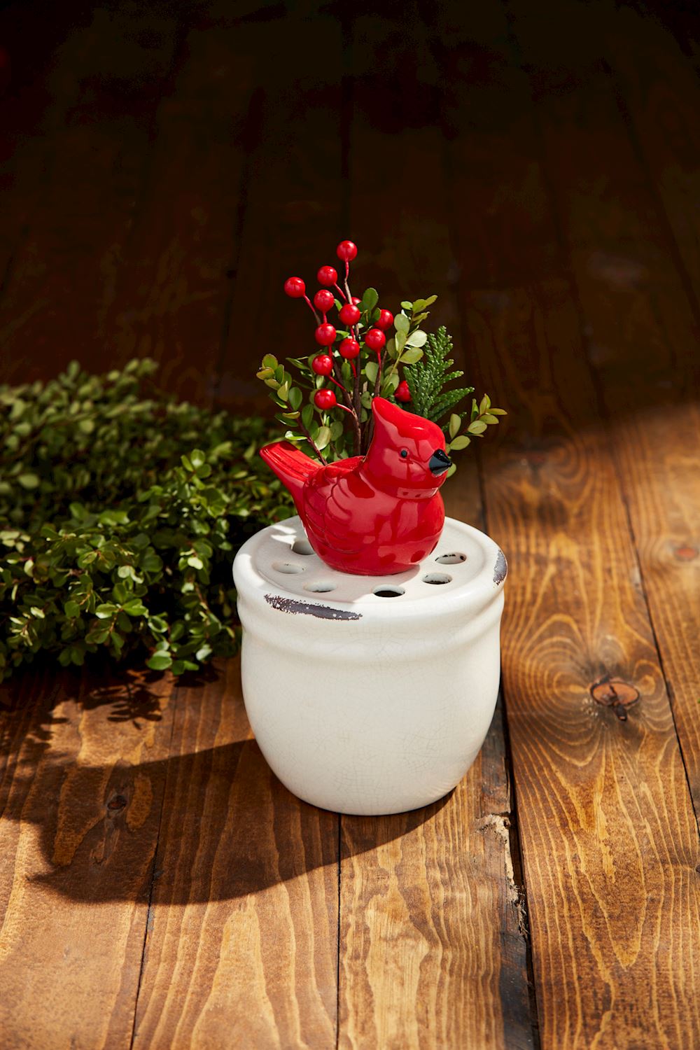 Cardinal Stem Vase