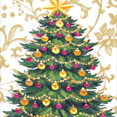 Gilded Tree Napkin