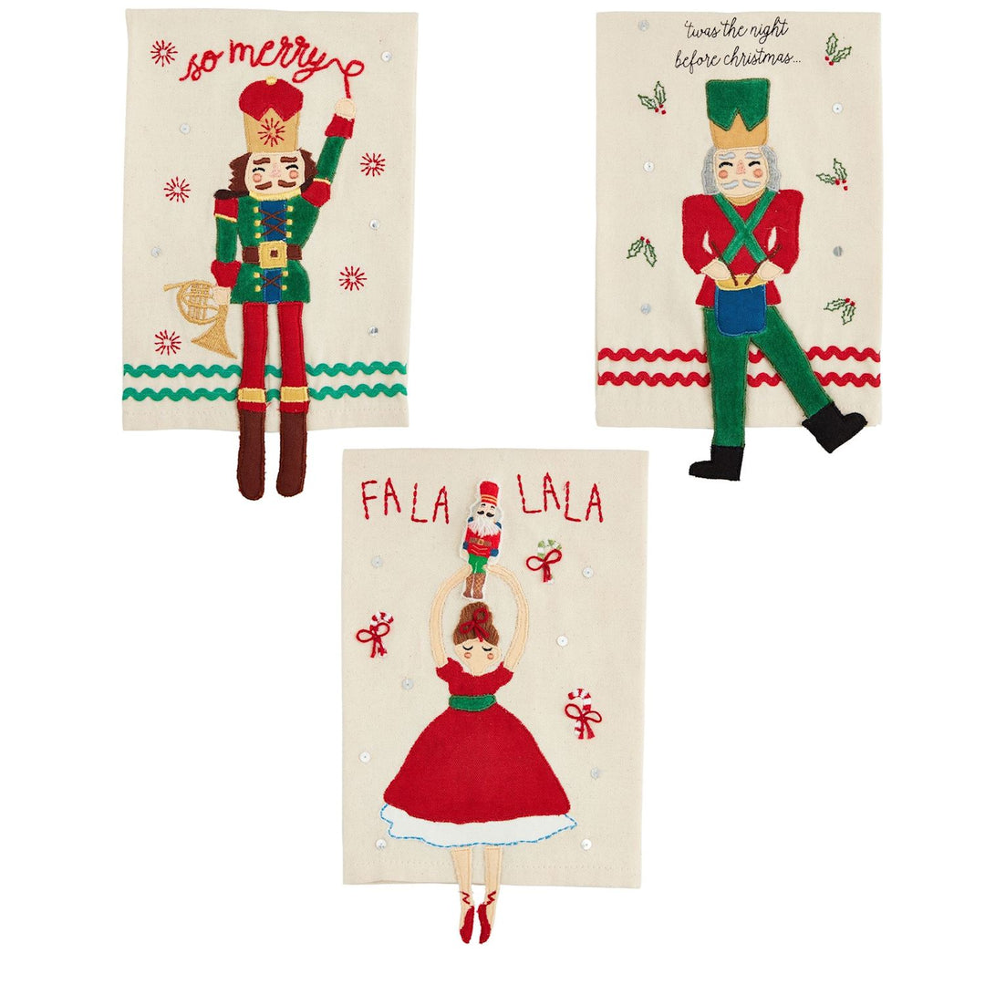 Nutcracker Dangle Leg Tea Towels