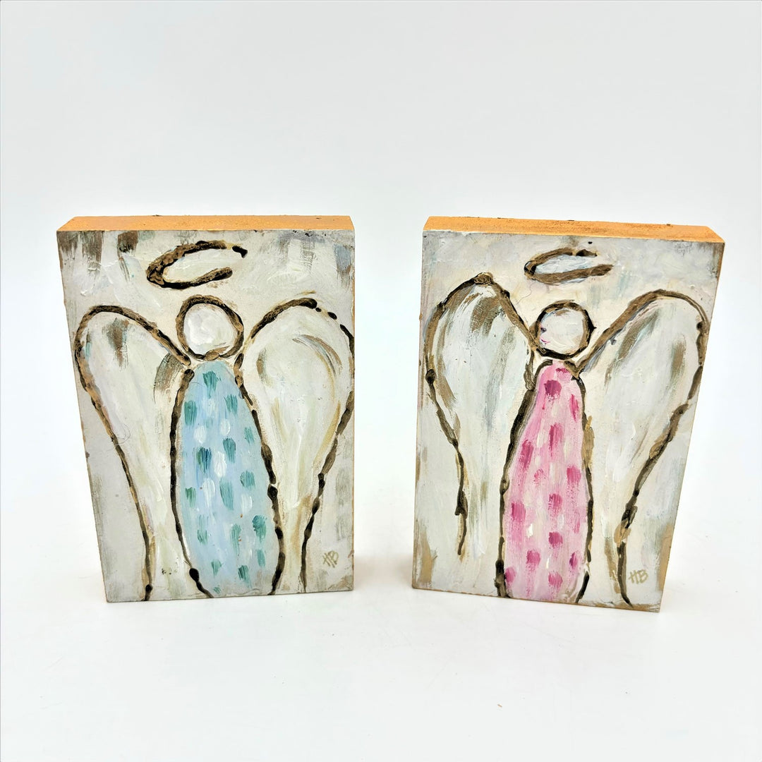 'I Have Prayed' Angel Artwork Block