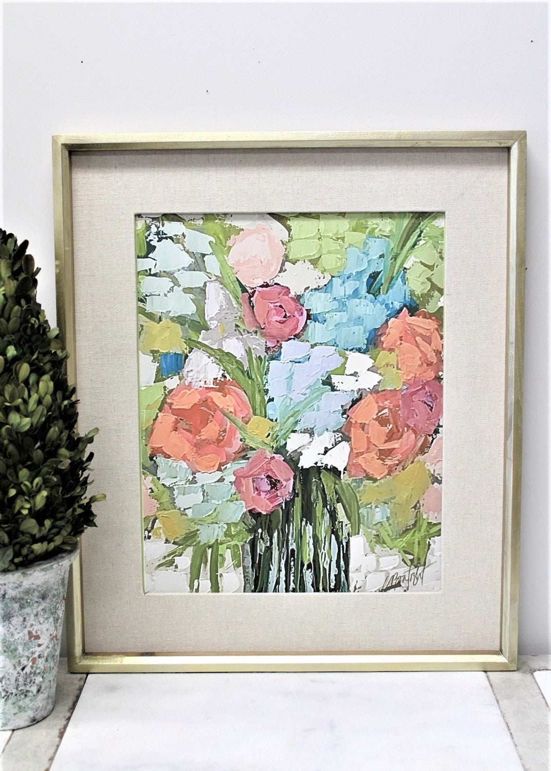 Fancy Florals Framed Print