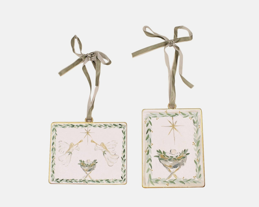 Painted Disc Ornaments