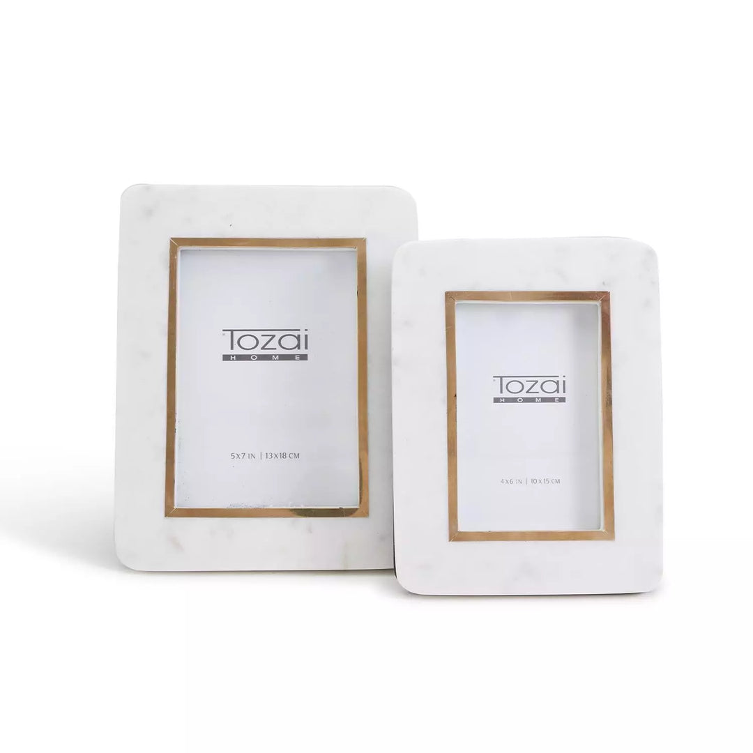 White Marble Frame