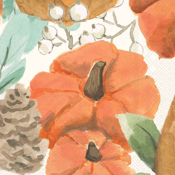 Harvest Pumpkins Napkin