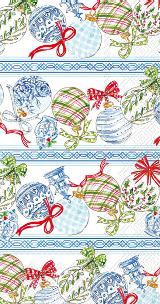 Blue Ornaments Napkin