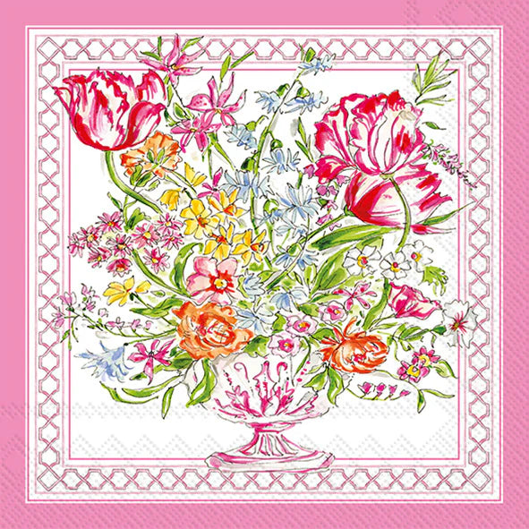 Pink Botanical Napkin