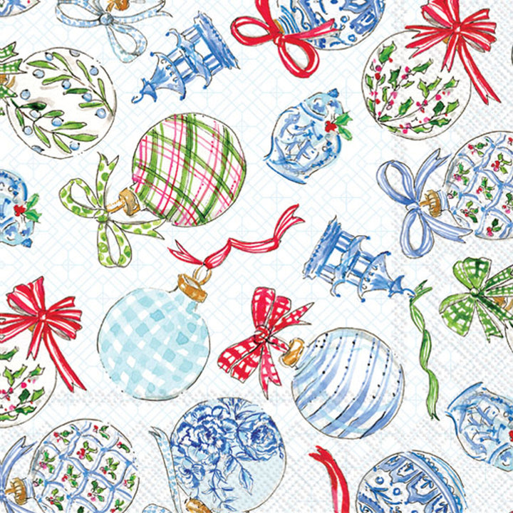 Blue Ornaments Napkin