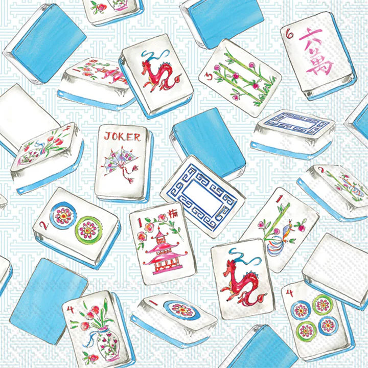 Total Tiles Mahjong Napkin
