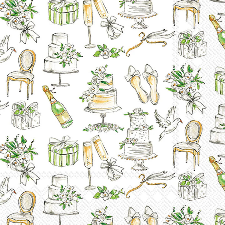Wedding Cakes Napkin