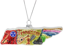 Tennessee Glass Ornament