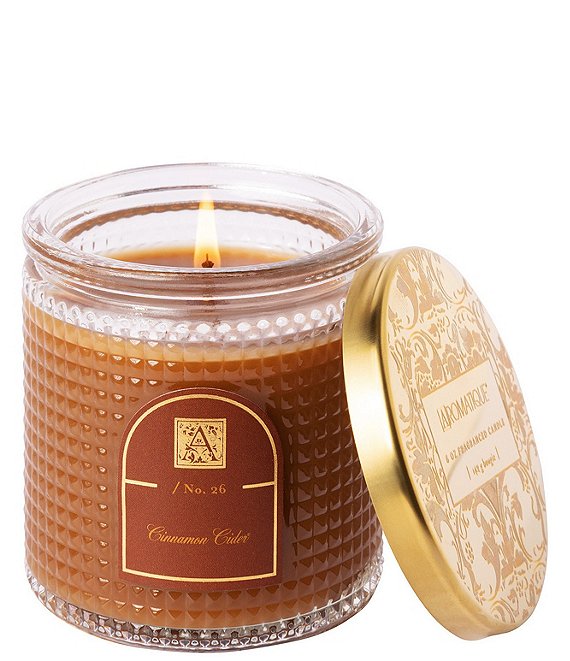 Cinnamon Cider Textured Glass Candle | 6oz