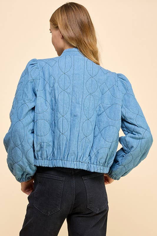 Denim Quilted Jacket – The Gift Horse Germantown