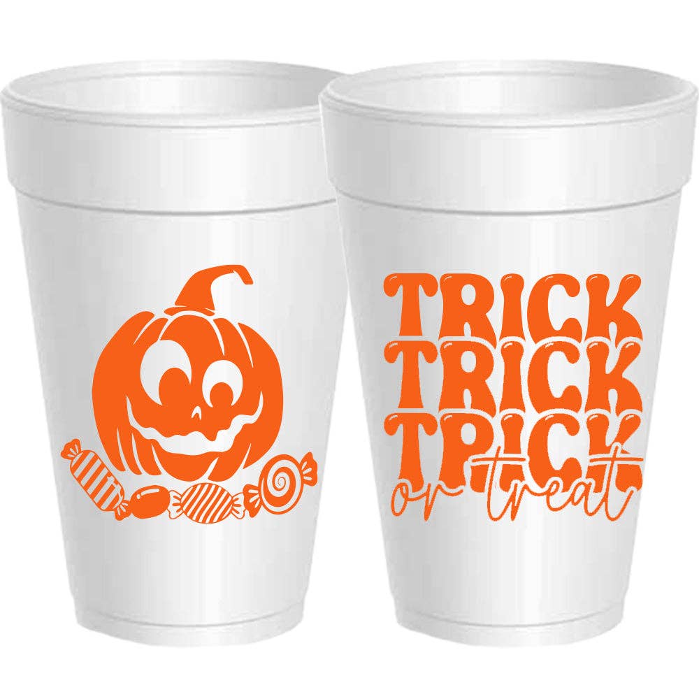 Trick or Treat Styrofoam Cups