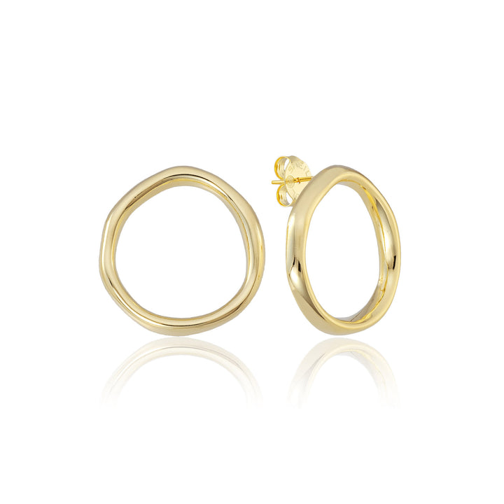 Sheila Fajl Round Eve Studs