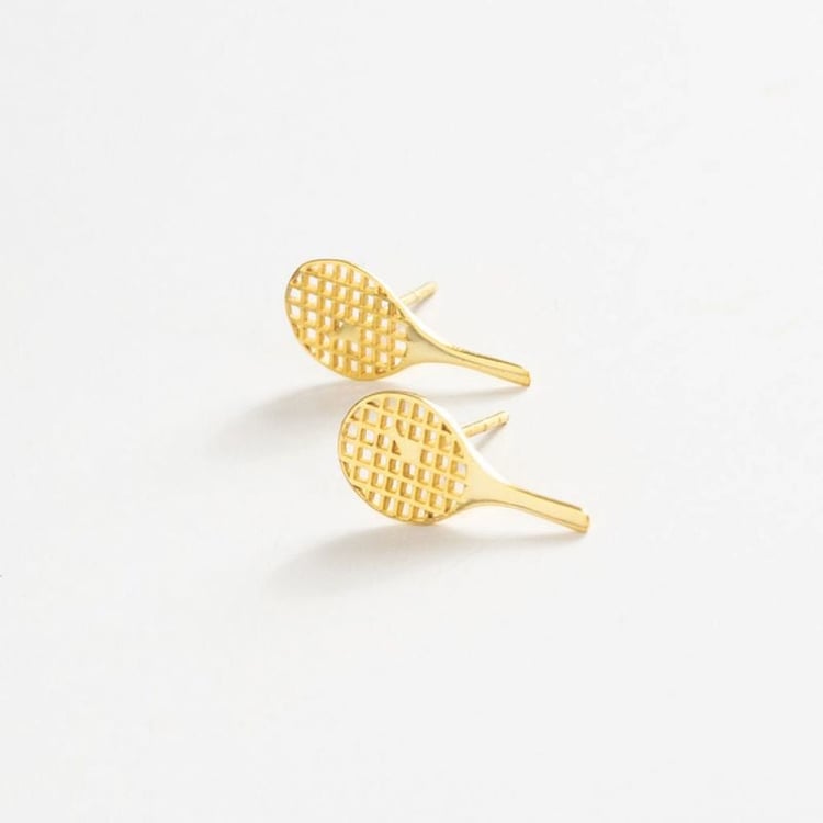 Tennis Racket Earrings