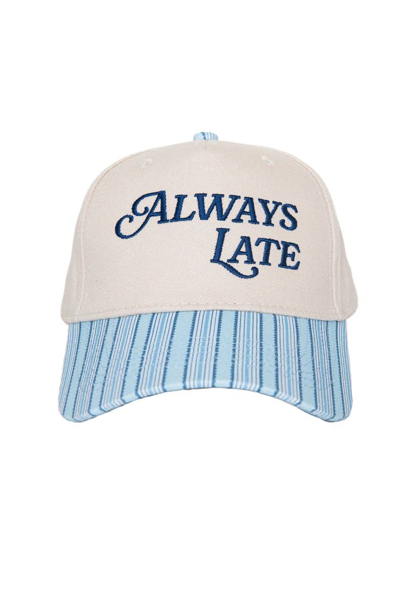 Always Late Vintage Style Trucker Hat