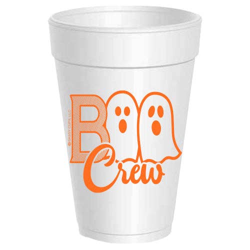 Boo Crew Styrofoam Cups