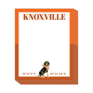Collegiate Mascot Color Block Notepad