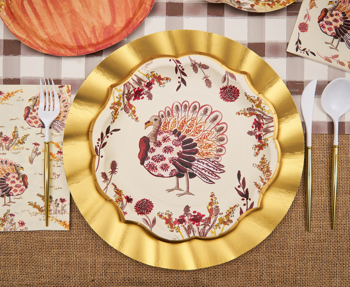 Amber Harvest Dinner Plates