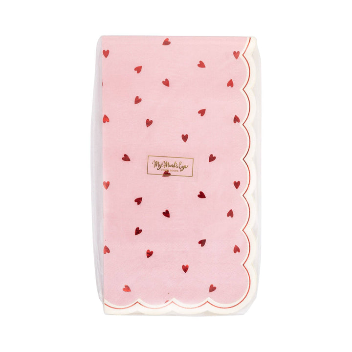 Scattered Hearts Dinner Napkin