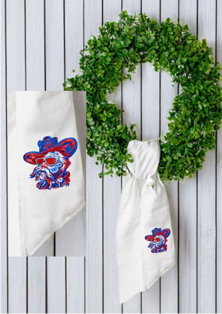 Colorful Rebel Mascot Wreath Sash