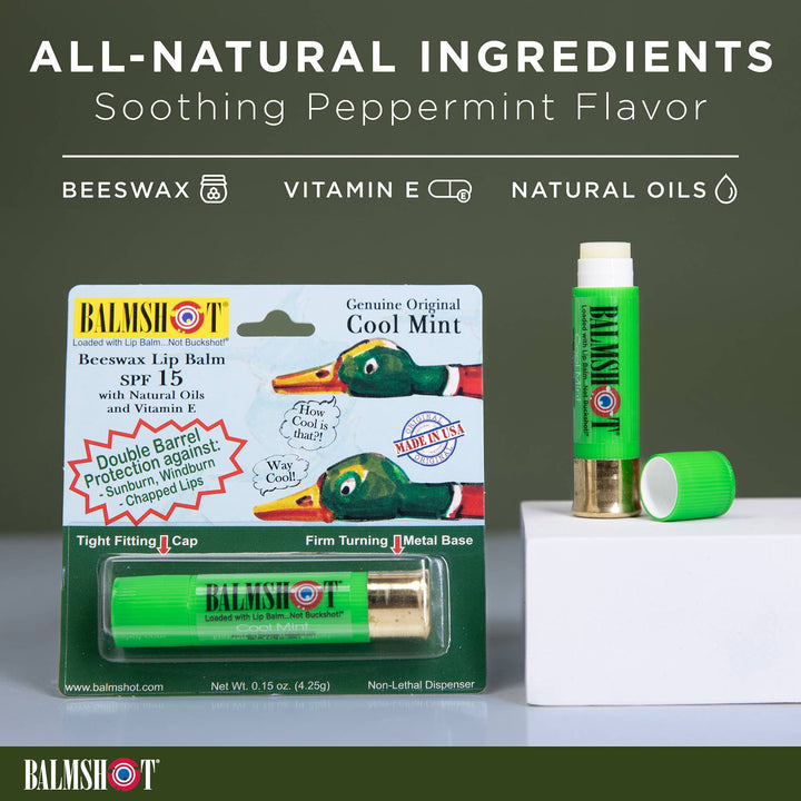 Shotgun Shell Lip Balm | Cool Mint Camo