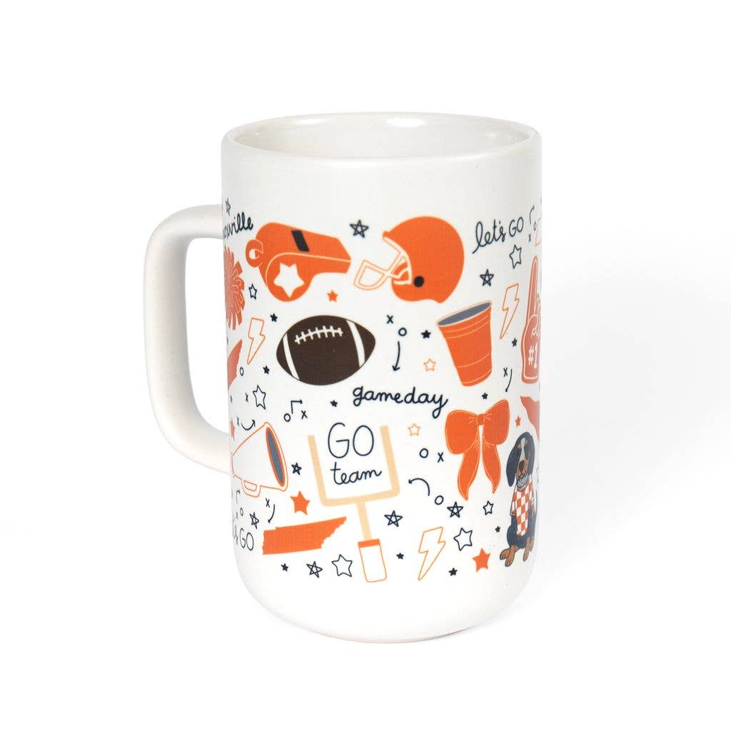 Knoxville Football Game Day Tall Ceramic Mug