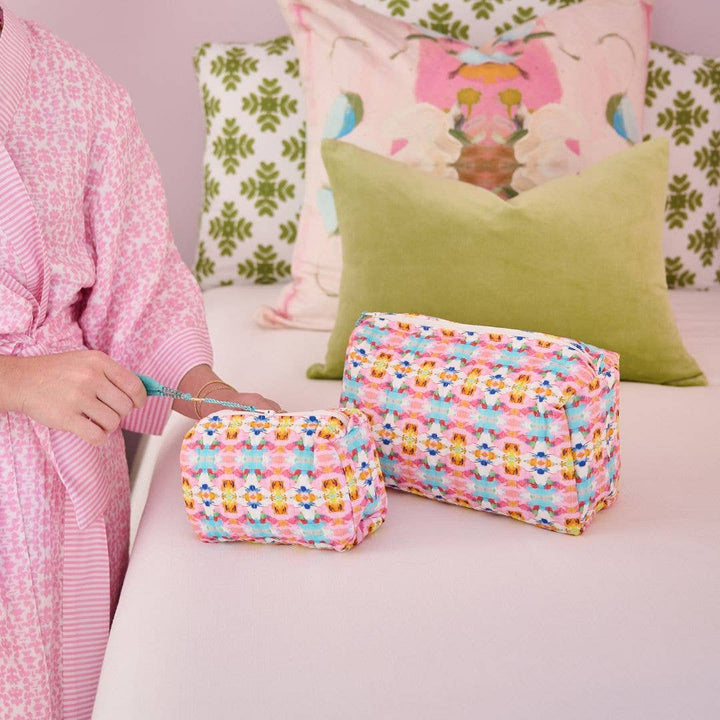 Sumner Pink Large Cosmetic Bag