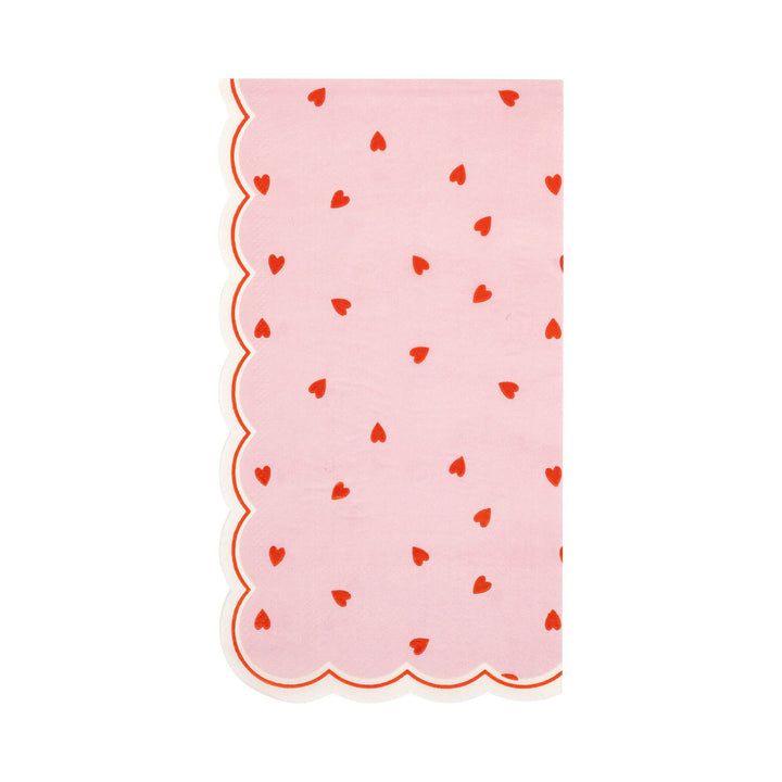 Scattered Hearts Dinner Napkin