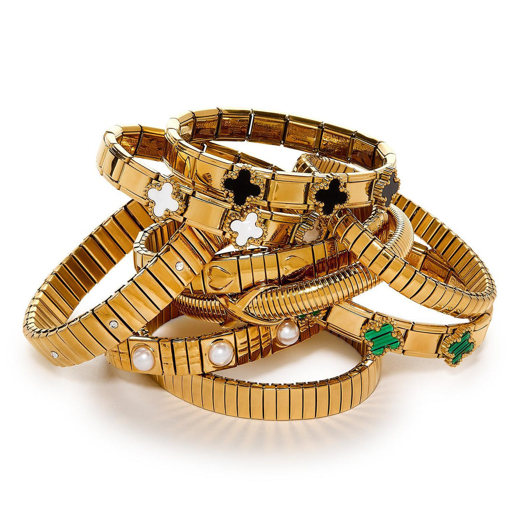 Icon Stack Waterproof Stretch Bracelet