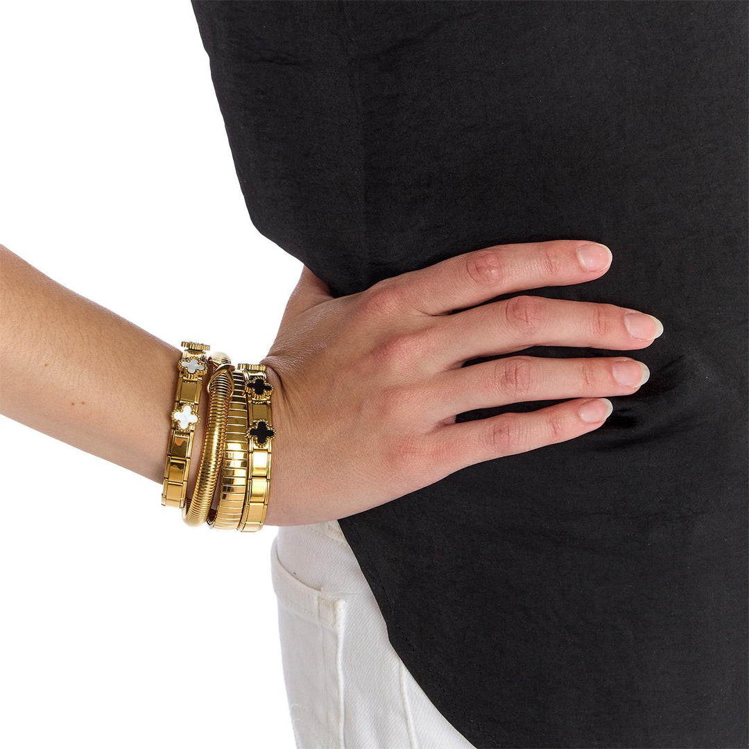 Icon Stack Waterproof Stretch Bracelet
