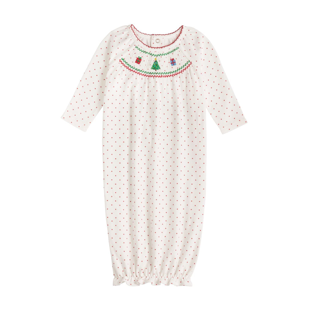 Smocked Christmas Gown