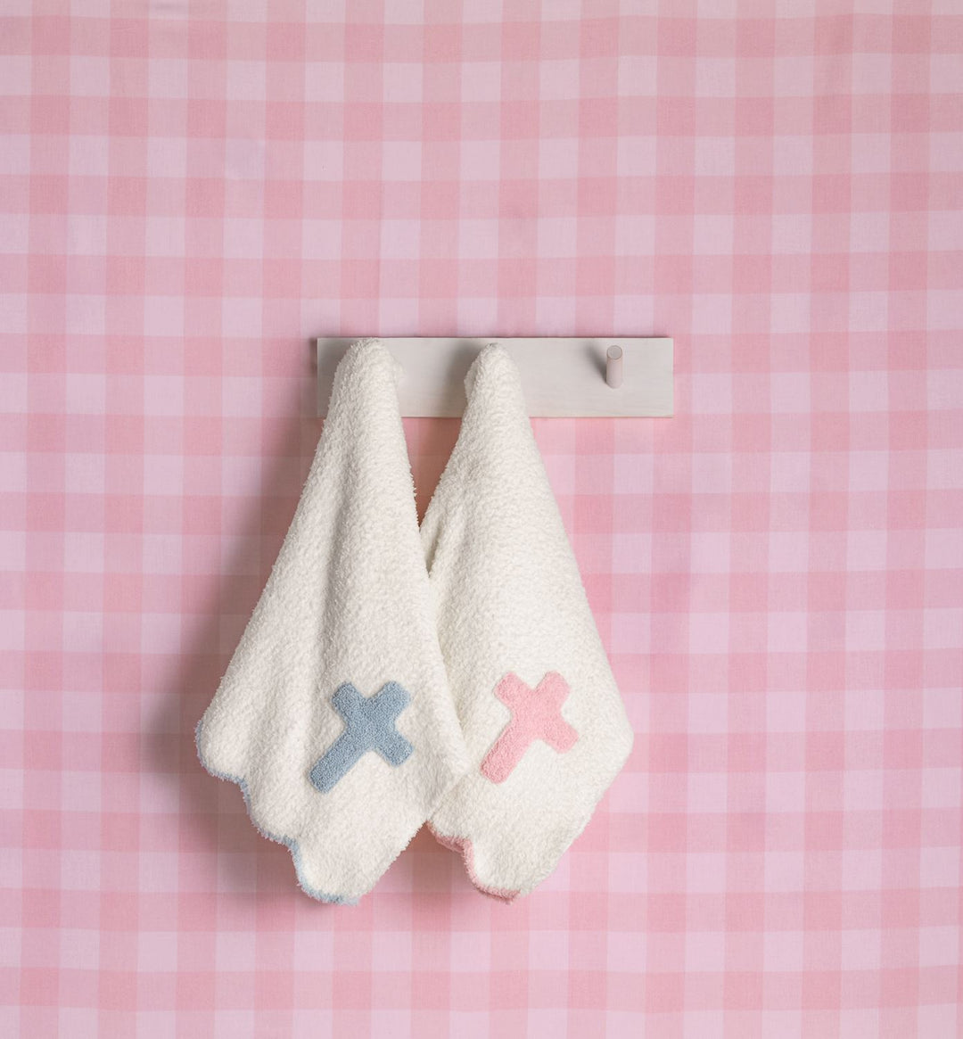 Cross Chenille Baby Blanket
