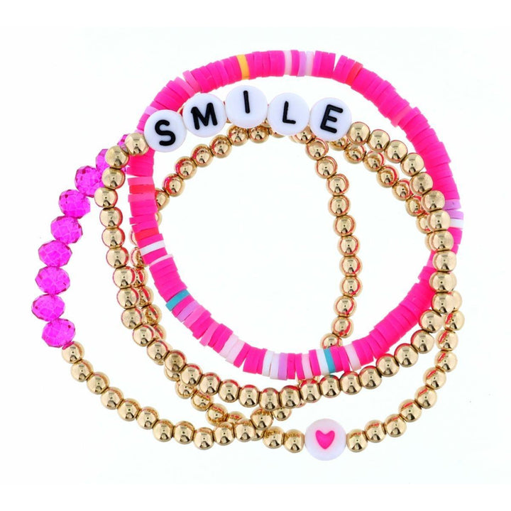 Girls Sweet Stacked Bracelet