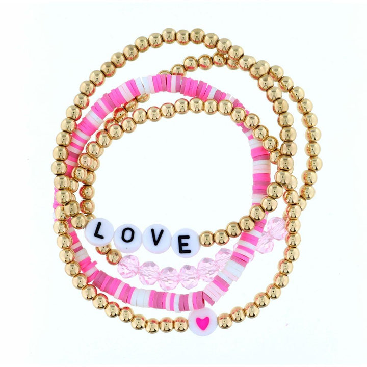 Girls Sweet Stacked Bracelet