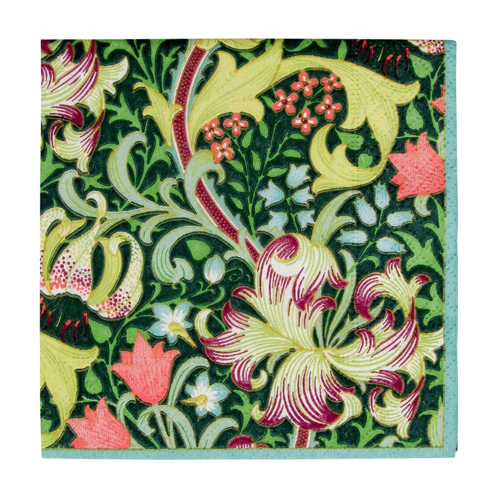 Golden Lily Forest Napkin