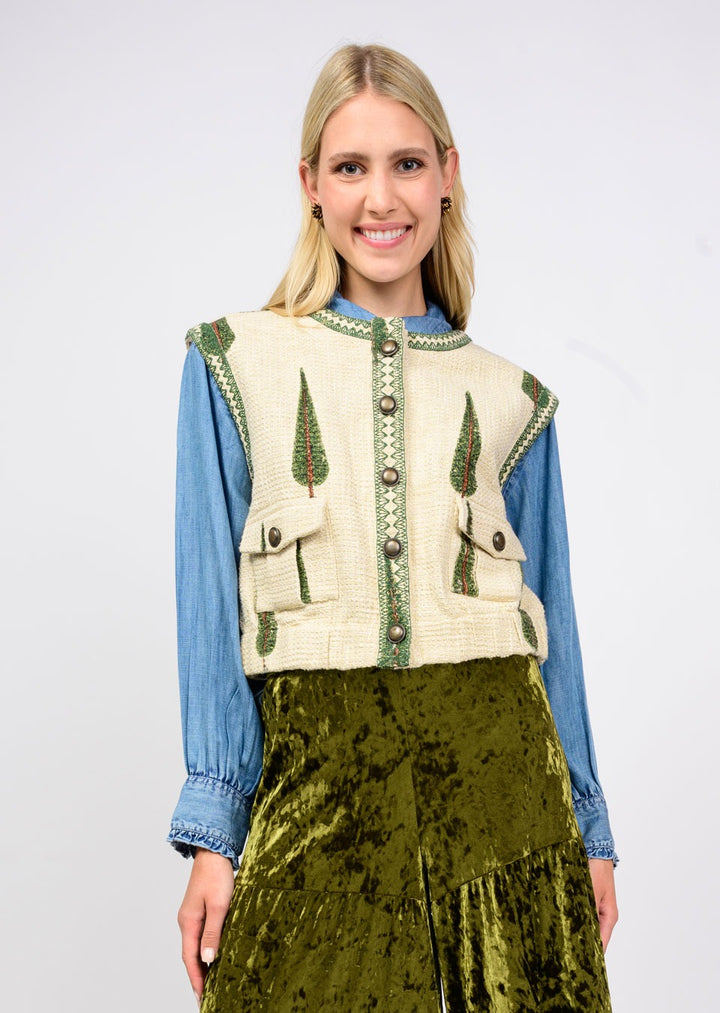 Ivy Jane Tree Print Vest
