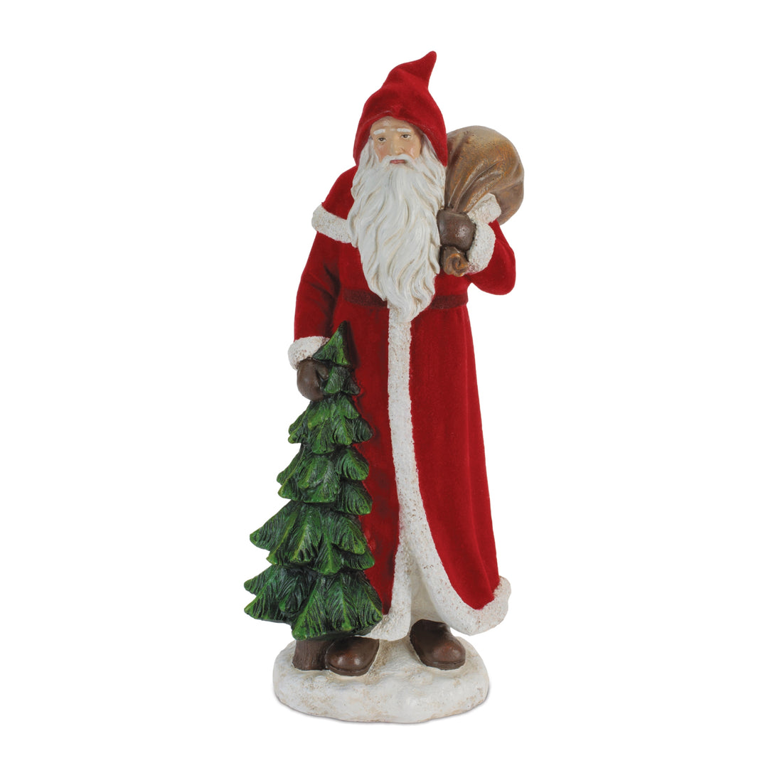 Red Santa with Tree