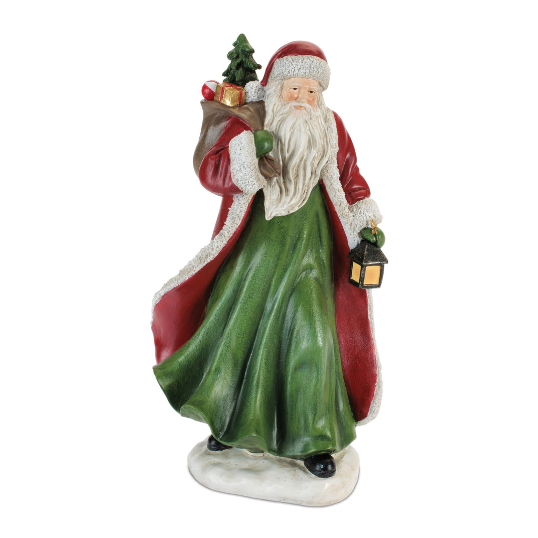 Santa with Bag and Lantern