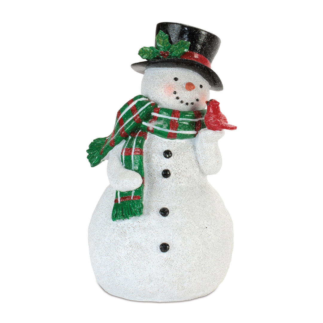 Snowmen with Cardinal