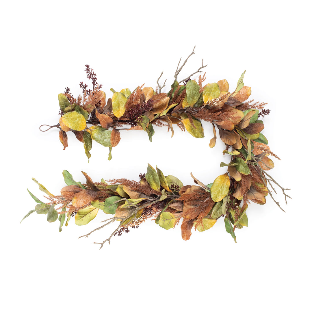 Mixed Magnolia Leaf Garland