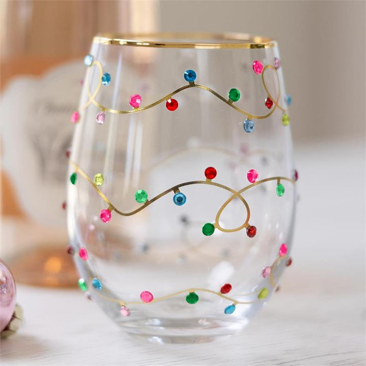 Rhinestone Cocktail Glasses