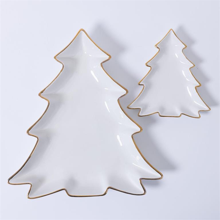 Gold Tree Plate Gold Lined Tree Platter – The Gift Horse Germantown