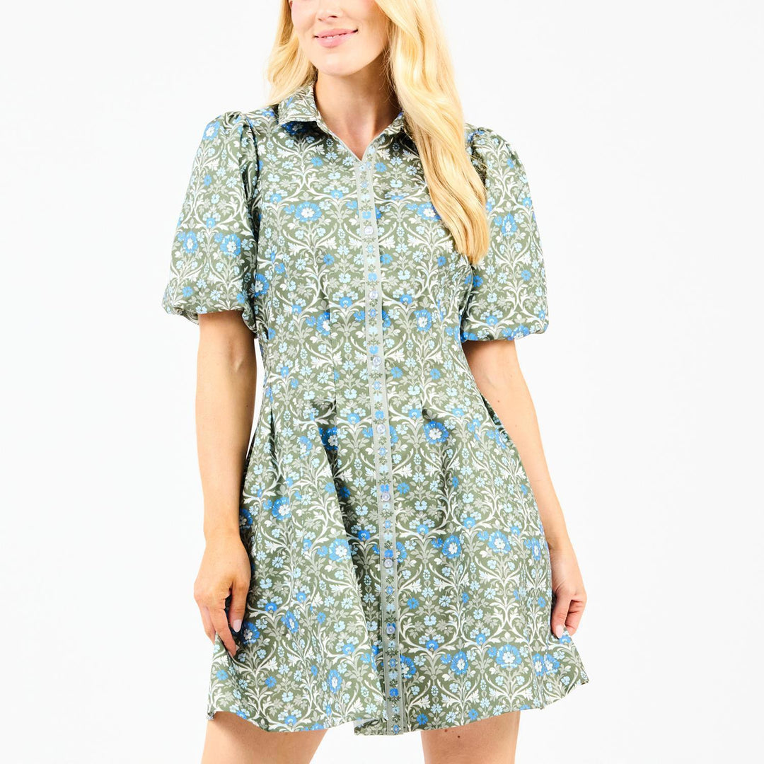 Dress Rory Mini Ashdown Abbey-OlivePKS-L