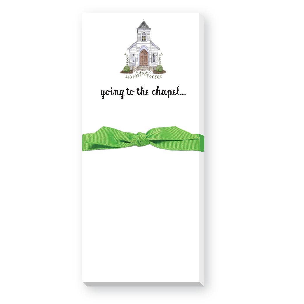 Going To The Chapel Skinny Notepad