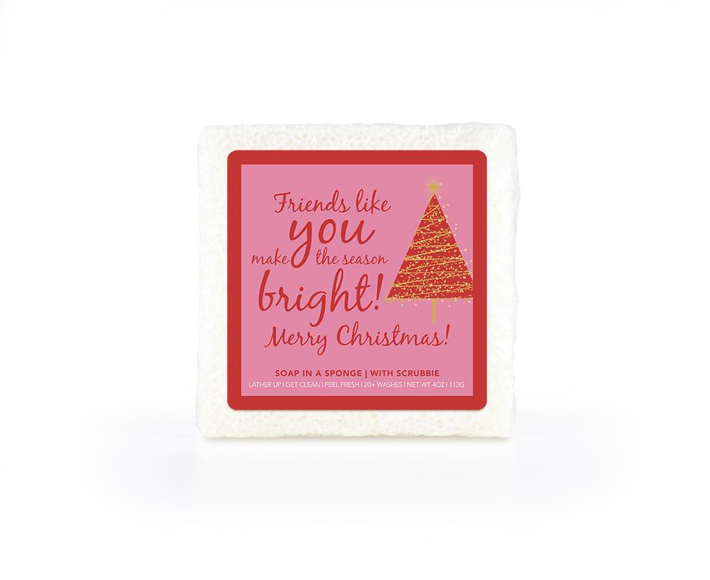 Holiday Shower Sponges